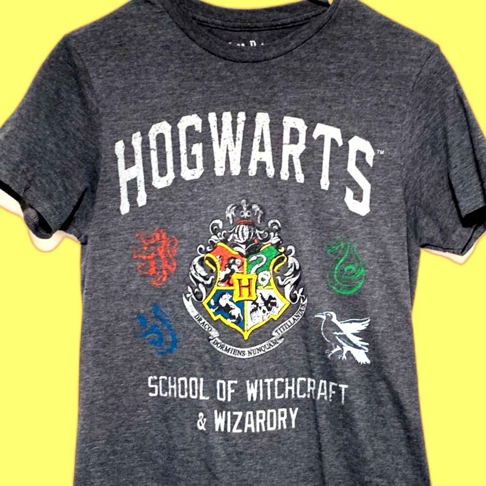 Hogwarts School of Witchcraft and Wizardry Shirt Small Harry Potter